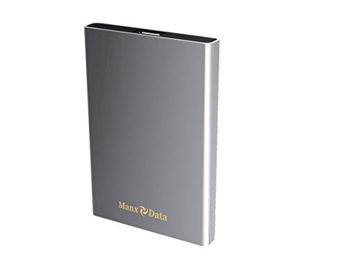 Manxdata 320GB Silber Externe Festplatte USB 3.0 kompatibel mit Windows PC, Mac, Smart TV, Xbox One und PS4 Manxdata 320GB Silber Externe Festplatte USB 3.0 kompatibel mit Windows PC, Mac, Smart TV, Xbox One und PS4 von Manxdata