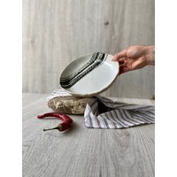 Splash Keramik Pastaschüssel, Handgemachte Essgeschirrnudelplatte, Organisch Geformte Steinzeugschüsselset, Einzigartige Reisschüssel, Moderne von ManyaMadeStudio