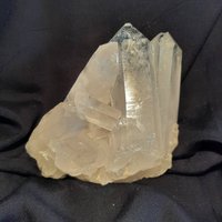 Raw Quartz Spitzen, Naturstein. Qualitätsquarz. Roher Stein, Roher Natürlicher Quarzcluster. Erstaunlicher Klarer Kristall von MaoArtCollection