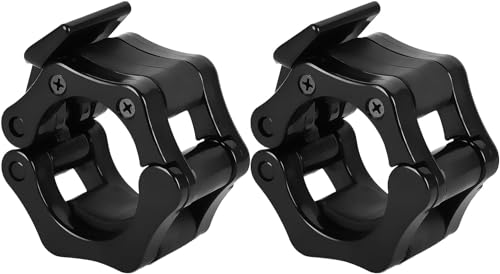 2 Stück Hantelstangen Verschluss 30mm Hantelverschlüsse Langhantel Klemmen Barbell Halsbänder, Hantel Klemmen Verschluss Schnellverschlüsse für Langhantelstangen, Kurzhantelstangen, Schwarz 2 Stück Hantelstangen Verschluss 30mm Hantelverschlüsse Langhantel Klemmen Barbell Halsbänder, Hantel Klemmen Verschluss Schnellverschlüsse für Langhantelstangen, Kurzhantelstangen, Schwarz von MaoNativey