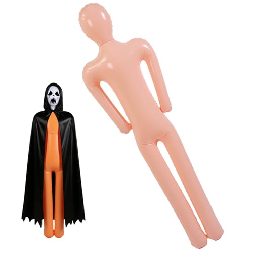 Maodom Aufblasbare Ganzkörper Schaufensterpuppe | Lebensgroße Halloween Körperpuppe - Gruselige Foto Requisiten für Themenausstellungen Escape Rooms Innen Außen Vorgarten Fenster Maodom Aufblasbare Ganzkörper Schaufensterpuppe | Lebensgroße Halloween Körperpuppe - Gruselige Foto Requisiten für Themenausstellungen Escape Rooms Innen Außen Vorgarten Fenster von Maodom