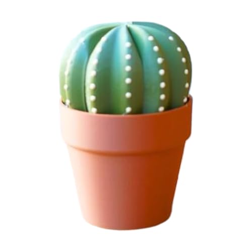 Maodom Cup Untersetzer - Kakteen Couchtisch Untersetzer Mit Übertopf Halterung,3 5 X 5 9 Inch Humorvolle rutschfeste Getränkematte Für Tischschutz Haushalt Küche Wohnzimmer von Maodom