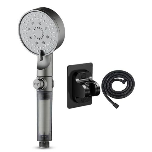 Maodom Duschkopf Mit Filtern,Wassersparende Handbrause - Duschkopf Set Mit Schlauchhalter Für Badezimmer Haushalt Wohnung Reisen Maodom Duschkopf Mit Filtern,Wassersparende Handbrause - Duschkopf Set Mit Schlauchhalter Für Badezimmer Haushalt Wohnung Reisen von Maodom