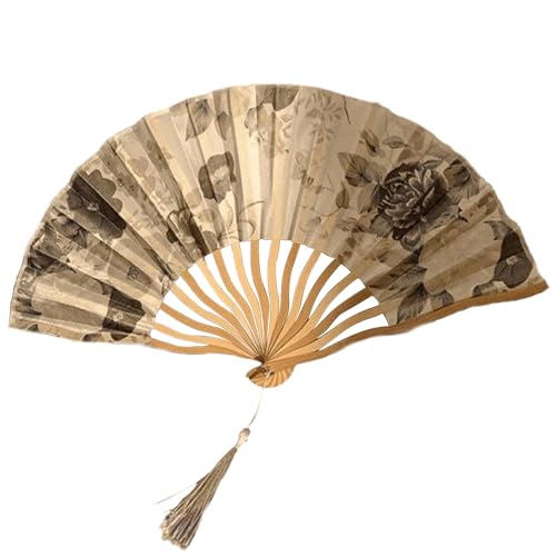 Maodom Faltbarer Handfächer - Klassischer Klapperfächer Im Retro-Look,Handlicher Fächer Für Sommerfrische Bei Reisen Hochzeiten Festivals Und Open-Air-Events Maodom Faltbarer Handfächer - Klassischer Klapperfächer Im Retro-Look,Handlicher Fächer Für Sommerfrische Bei Reisen Hochzeiten Festivals Und Open-Air-Events von Maodom
