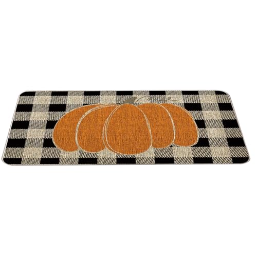 Maodom Halloween Teppich | Kürbis Zimmerteppich | 48x76 cm Halloween Türvorleger Willkommensmatte Herbstdekoration für Eingangsbereich Maodom Halloween Teppich | Kürbis Zimmerteppich | 48x76 cm Halloween Türvorleger Willkommensmatte Herbstdekoration für Eingangsbereich von Maodom