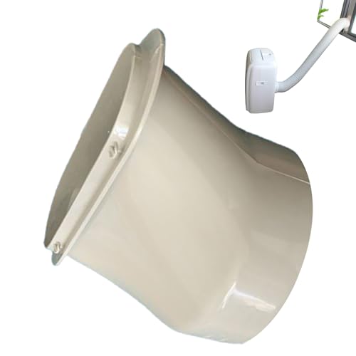 Maodom Klimagerät Abluftschlauch Adapter - Flacher Abgasanschluss Kupplung Für Klimageräte,Vielseitiger Ersatz Adapter Für Lüftungsschläuche In Wohnung Haushalt von Maodom
