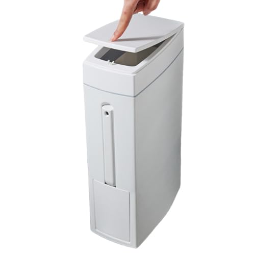 Maodom Mülleimer Mit Deckel - 4,5 L Schmaler Abfalleimer Mit Bürste | Moderner Mülleimer Für Schlafzimmer Küche Wohnheim Badezimmer Maodom Mülleimer Mit Deckel - 4,5 L Schmaler Abfalleimer Mit Bürste | Moderner Mülleimer Für Schlafzimmer Küche Wohnheim Badezimmer von Maodom