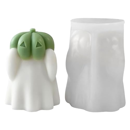 Maodom Silikon Kerzenformen | Geister Gipsform,Kürbis Geister Form Gussform Für Kerzenwachs Halloween Hausdekor Liebhaber Feiertags Veranstalter Maodom Silikon Kerzenformen | Geister Gipsform,Kürbis Geister Form Gussform Für Kerzenwachs Halloween Hausdekor Liebhaber Feiertags Veranstalter von Maodom