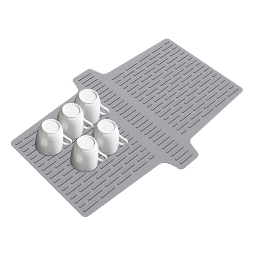 Maodom Spülenuntersetzer,Küchenspüle Schutzmatte | Geruchsfreie Abtropfmatte Für Geschirr Trocknen Und Aufbewahrung Auf Der Arbeitsplatte Maodom Spülenuntersetzer,Küchenspüle Schutzmatte | Geruchsfreie Abtropfmatte Für Geschirr Trocknen Und Aufbewahrung Auf Der Arbeitsplatte von Maodom