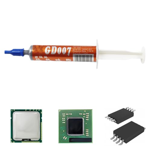 Maodom Thermische Verbindung | Hochleitfähige Thermische Verbindung - Leitfähige Silikon Spritze für CPU-Komponenten Computer Drucker Elektronik & Zuhause mit Kühlfunktion von Maodom