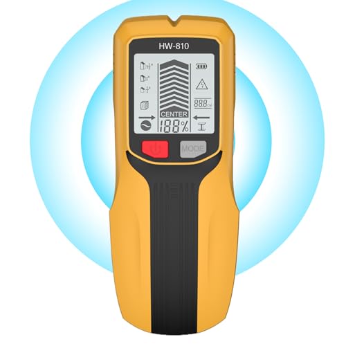 Maodom Wandscanner - Handgehaltener Multifunktions-Trägerdetektor Mit LCD-Anzeige - Metalltester Für -Montage Mauerwerk von Maodom