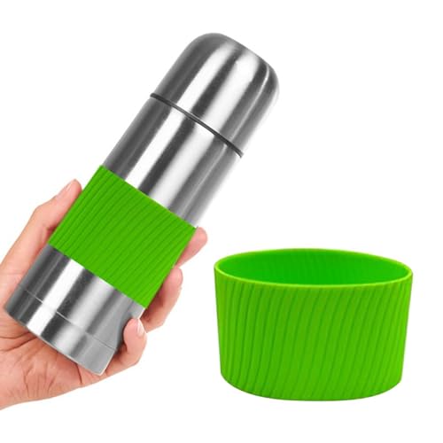 Silikon Becherhüllen,Rutschfeste Silikonmanschette,Leistungsstarker Schutz,Wiederverwendbare Kaffeehülle für Trinkgläser,Heiße Getränke,8cm Durchmesser Silikon Becherhüllen,Rutschfeste Silikonmanschette,Leistungsstarker Schutz,Wiederverwendbare Kaffeehülle für Trinkgläser,Heiße Getränke,8cm Durchmesser von Maodom