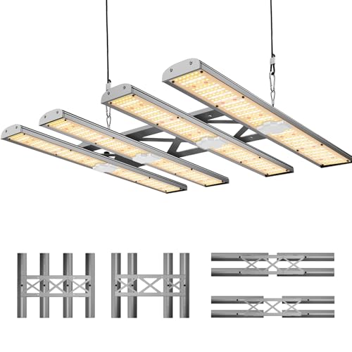 Maoligo LED Grow Lampe X-Space 3200 Flexible Modular Plant Lamp for Different Size Grow Tents, 2,85 umol/J Vollspektrum Grow Light Dimmbare Daisy Chain Wachstumslampe für Gemüse Blume von Maoligo
