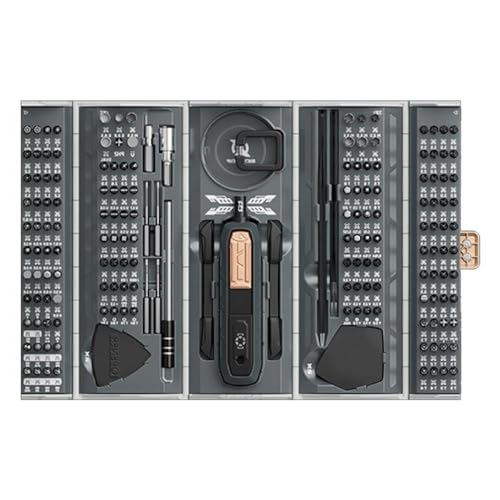 180 in 1 Schraubendreher Set mit magnetischer Aufbewahrungsbox Reparatur Werkzeug Kit für Elektronik Computer Uhr Brillen Telefon Modding Manuelle Schraubendreher Werkzeug Set Brillen Reparatur von Maouira