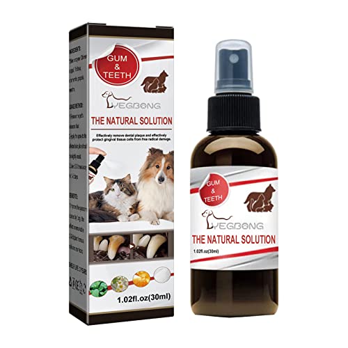 Maouira Haustierzahnreinigung Hunde entfernen Mundgeruch Lufterfrischer Katzen Mundreinigung Pflege Desodorierung 30 ml Haustier Mundpflege von Maouira