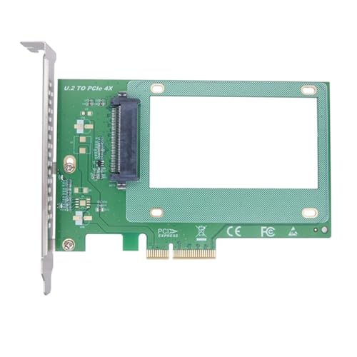 Maouira Praktische PCIE 4X Zu U.2-NVMe SFF8639-Karte. Erweitern Sie Den Speicherplatz des Computers Mit Schnelleren NVMe Laufwerken. PCIE-4X Zu U.2-NVMe SFF8639-Adapter von Maouira