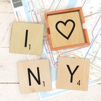 "Buchstabe/Scrabble "Untersetzer"." "Buchstabe/Scrabble "Untersetzer"." von MapYourTravels