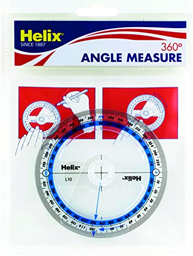 Helix Profi-Winkelmesser Winkelmesser 360 Degree von Helix