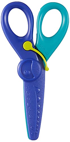 KidiCut 4.75" Spring-Assisted Plastic Safety Scissors, Display of 20 von Maped