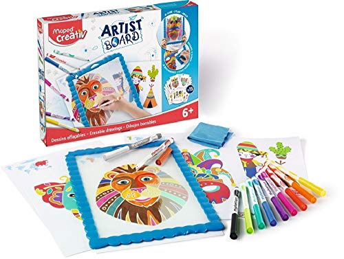 Maped Kreativ transparentes Künstlerbrett, perfekt zum Zeichnen und für lustige künstlerische Aktivitäten für Kinder ab 6 Jahren Maped Kreativ transparentes Künstlerbrett, perfekt zum Zeichnen und für lustige künstlerische Aktivitäten für Kinder ab 6 Jahren von Maped