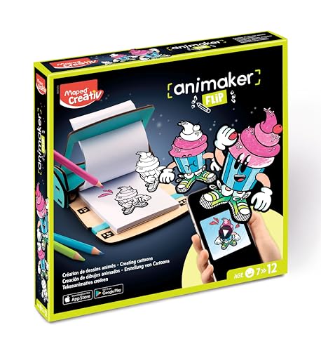 Maped CREATIV 907070 ANIMAKER FLIP Set, Mehrfarbig, Mittel von Maped
