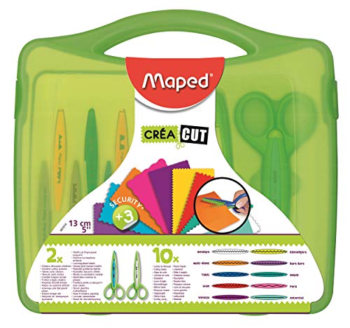 Maped Creative Schere 2 Stück mit 10er-Set Klingen von Maped