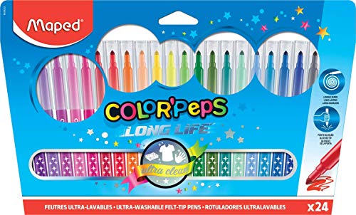 Maped M845021 - Filzstifte Color Peps Longlife, 18er Packung Maped M845021 - Filzstifte Color Peps Longlife, 18er Packung von Maped