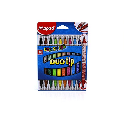 Maped Color'Peps Farbstifte mit Duo-Spitze, 10 Stück Maped Color'Peps Farbstifte mit Duo-Spitze, 10 Stück von Maped
