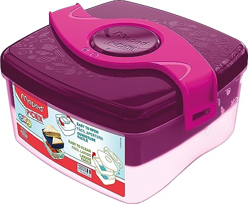 Maped PICNIK - Lunch-Box, Brot-Dose, Frühstücks-Dose ORIGINS KIDS - pink von Maped