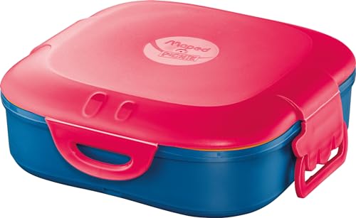 Maped PICNIK - Snack-Dose, Brot-Box, Lunch-Box CONCEPT KIDS 3in1-1,4 l - pink von Maped