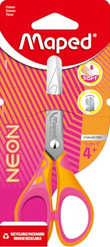 Maped - Schere ESSENTIALS SOFT NEON 13 cm von Maped