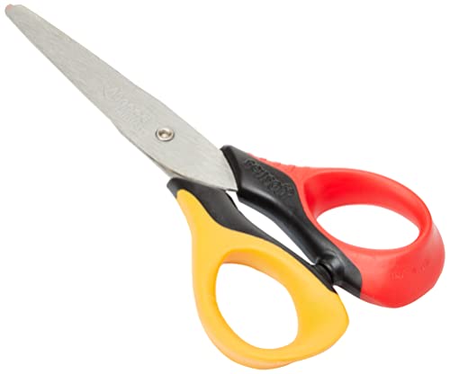 Maped - Schere Sensoft 13 cm – Kinderschere mit weichen Ringen und 3D-Ergonomie – Schulschere ab 4 Jahren – für Kindergarten und Grundschule – Farbe: Rot und Gelb Maped - Schere Sensoft 13 cm – Kinderschere mit weichen Ringen und 3D-Ergonomie – Schulschere ab 4 Jahren – für Kindergarten und Grundschule – Farbe: Rot und Gelb von Maped