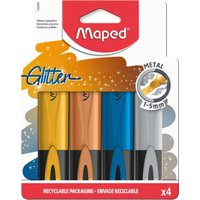 maped Glitter Metal Textmarker Mehrfarbig von Maped