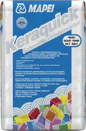 Mapei KERAQUICK Schnellflexklebemörtel Grau 25 Kg - verformbarer hydraulisch & schnell erhärtender von Mapei GmbH