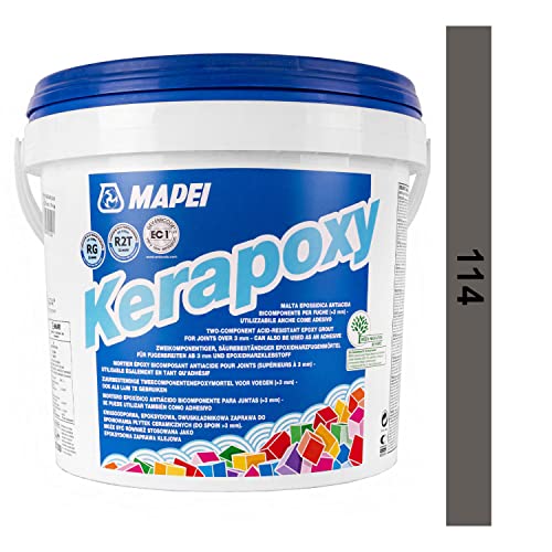 MAPEI Kerapoxy epoxy resin grout for tiles 2K 5 kg (Anhrazit No. 114) von Mapei