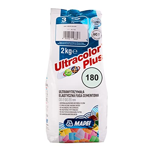 MAPEI ULTRACOLOR PLUS 2kg 180 mint - zementäre Flexfuge für Fugenbreiten bis 20 mm von Mapei