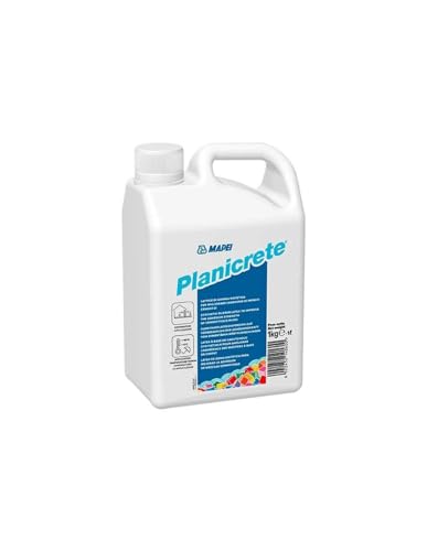 Planicrete Latex-Gummi PU (Verpackung LT1) Kunstharzdispersion zur Vergütung von Betonen, Estrichen und Putzen im Innen- und Außenbereich sowie zur Herstellung von Haftbrücken von Mapei