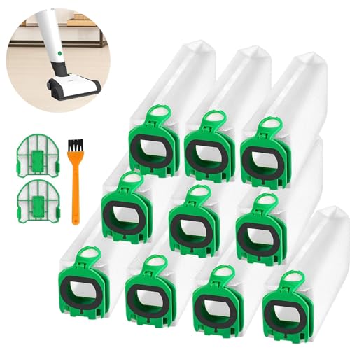 10 Stück Staubsaugerbeutel Kompatibel Filtertüten Ersatz Staubbeutel Für Vb100 Akku-Staubsauger Beutel Vb100 Akku-Staubsauger Für Vb100 Fp 100 Filtertüten Mit Motorschutzfilter Und Reinigungsbürste von Maple Plentiful