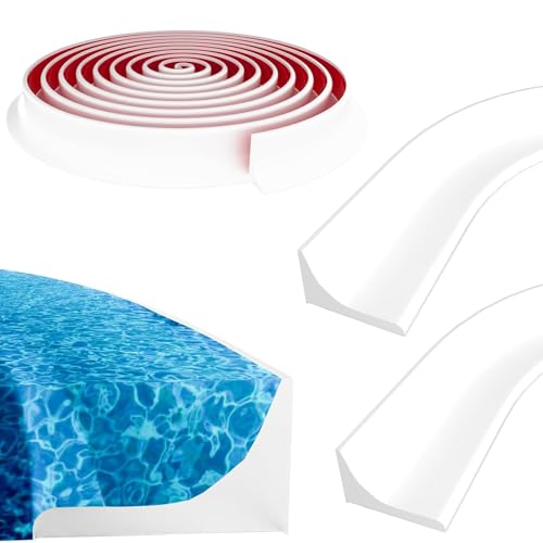 2M Schwallschutzleiste Dusche Selbstklebend Selbstklebend Schwallschutzleiste Wassersperre Schwallschutzleiste Dusche Duschdichtung Selbstklebend Für Küche Toilette Duschabtrennung von Maple Plentiful