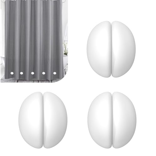 Duschvorhang Gewichte Niemals Rost Duschvorhang Magnete Silikonbeschichtete Magnete Tischdecken Magnete Duschvorhang Magnet Tischdeckenbeschwerer Für Flaggen，Fenstervorhang, Duschvorhang von Maple Plentiful