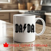 Ac/Dc Dada Becher - 11 Unzen Kaffeebecher Erhältlich in Keramik Oder Kunststoff von MapleGroveCreations