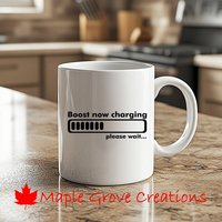 Batterie, Die Benutzerdefinierte Kaffeetasse Auflädt - 11 Unzen Erhältlich in Keramik Oder Kunststoff von MapleGroveCreations