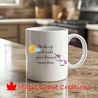 Einhorn-Becher - 11 Unzen Kaffeebecher Erhältlich in Keramik Oder Kunststoff von MapleGroveCreations