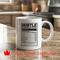 Hustle Coffee Mug - 11 Unzen Kaffeebecher Erhältlich in Keramik Oder Kunststoff von MapleGroveCreations