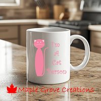 Ich Bin Ein Cat Person Becher - 11 Unzen Kaffeebecher Erhältlich in Keramik Oder Kunststoff Ich Bin Ein Cat Person Becher - 11 Unzen Kaffeebecher Erhältlich in Keramik Oder Kunststoff von MapleGroveCreations