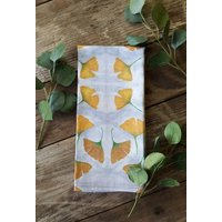 Ginkgo Blätter Geschirrtuch, Aquarell Handtuch Ginkgo Blätter Geschirrtuch, Aquarell Handtuch von MapleMoonDesign