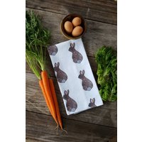 Kaninchen Geschirrtuch, Print Handtuch, Handgemachtes Geschirrtuch Kaninchen Geschirrtuch, Print Handtuch, Handgemachtes Geschirrtuch von MapleMoonDesign