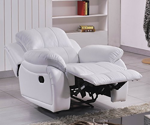 Mapo Möbel Leder Fernseh Sofa-Sessel Relaxsessel Fernsehsessel mit Schlaffunktion 5129-1-W von Mapo Möbel