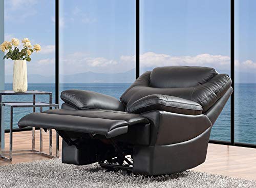 Mapo Möbel Elektrische Leder Fernsehsofa Relax-Sessel Fernsehsessel mit Schlaffunktion 3581e-1-S von Mapo Möbel