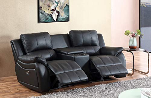 Mapo Möbel Elektrisches Ledersofa Kinosofa 5129ee-Cup-2-S von Mapo Möbel